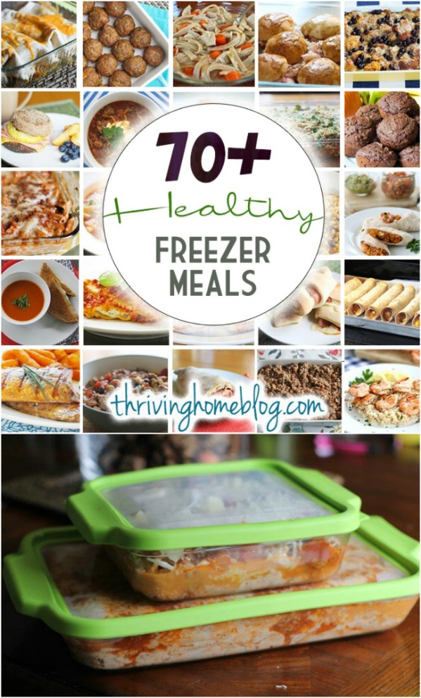 70+ Healthy Freezer Meals