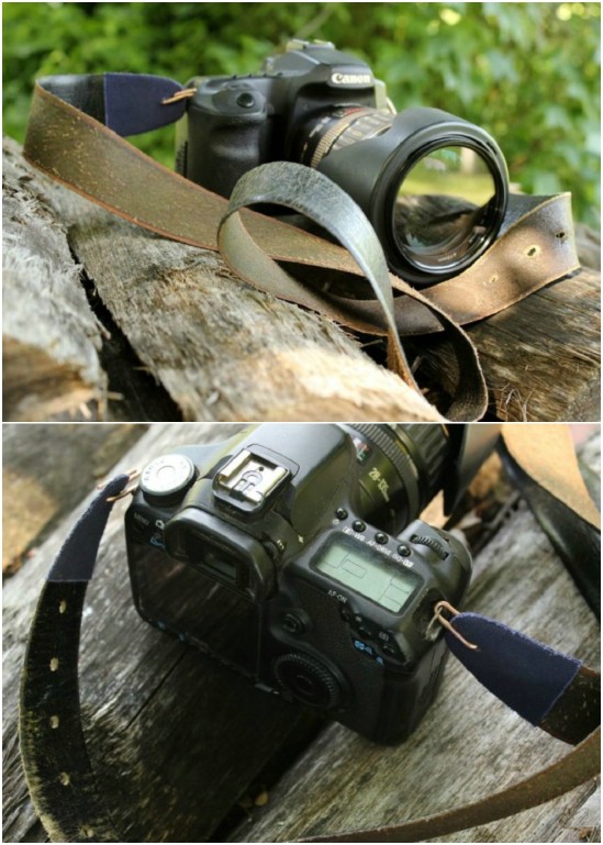 Cheap And Durable Leather Belt Camera Strap