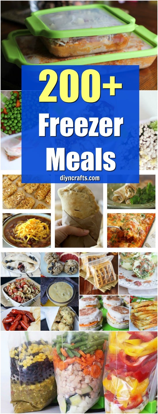 200+ Easy To Make Freezer Meals That Save You Time And Money - Easy Make Ahead Crockpot Recipes Your Family Will Love!