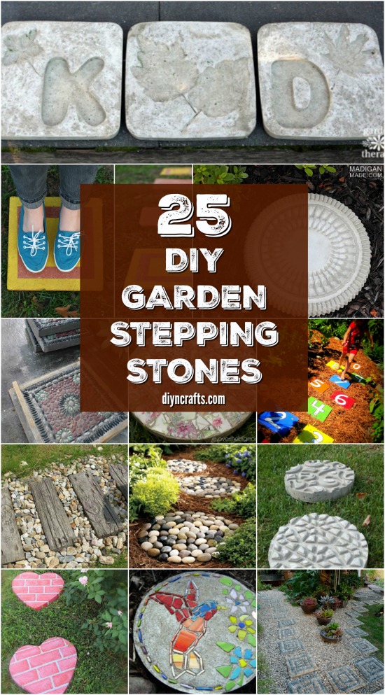 25 Top Garden Stepping Stone Ideas For A Beautiful Walkway - Curated and published by DIYnCrafts