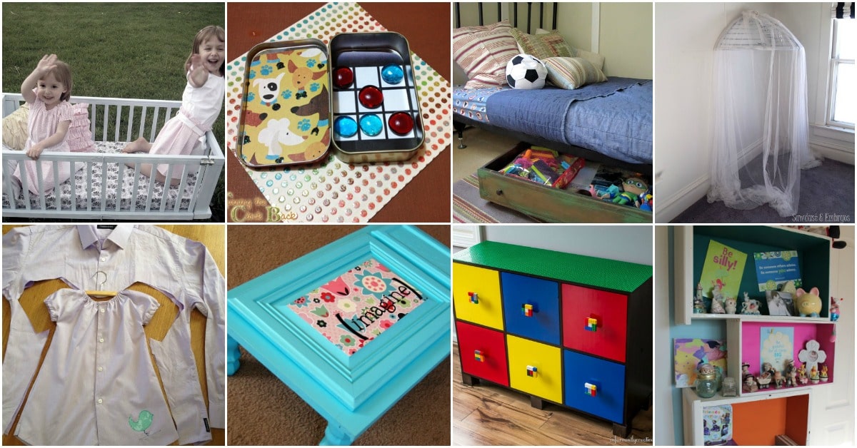 kids items from repurposed household