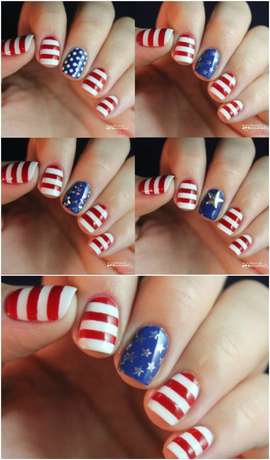 DIY Independence Day Nails