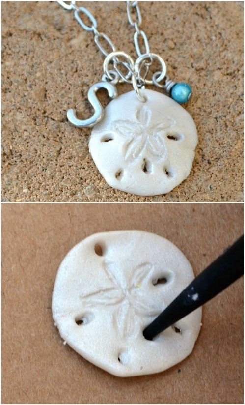 DIY Sand Dollar Necklace