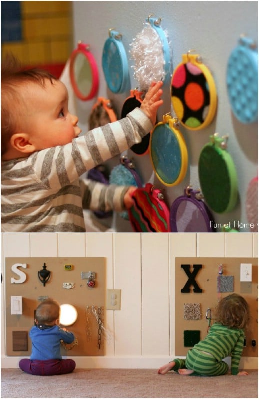 DIY Sensory Boards For Babies And Toddlers