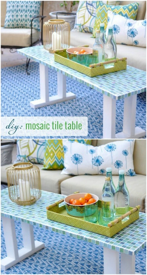 Mosaic Patio Table