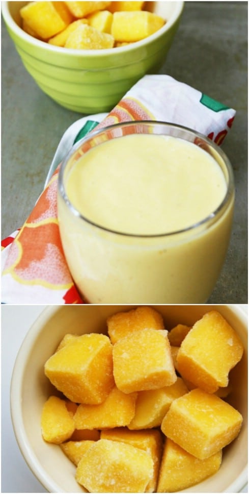 DIY Orange Mango Smoothie