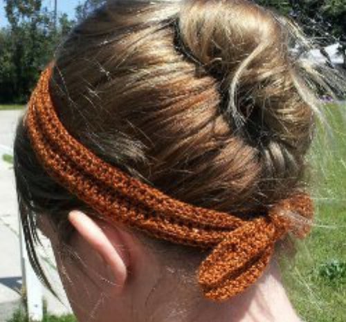 Easy Crochet Sparkle Headband