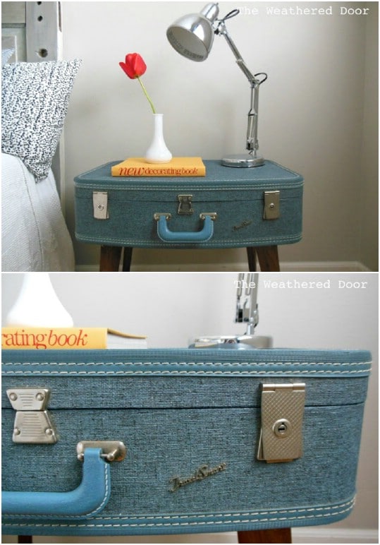 Easy DIY Suitcase Stand