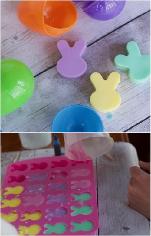 Adorable Homemade Bunny Soaps