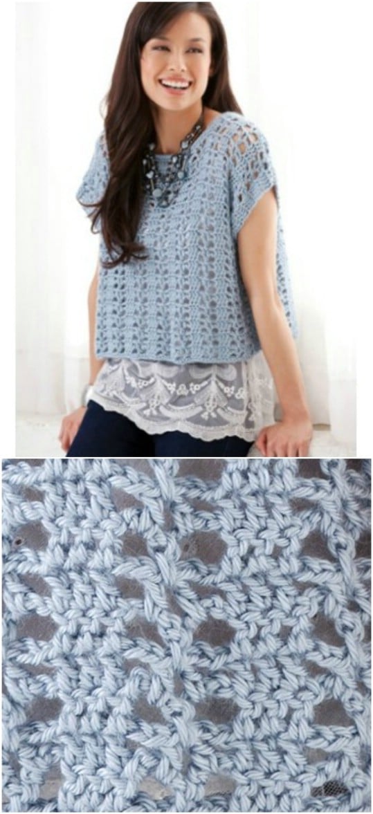 Casual Crochet Summer Top