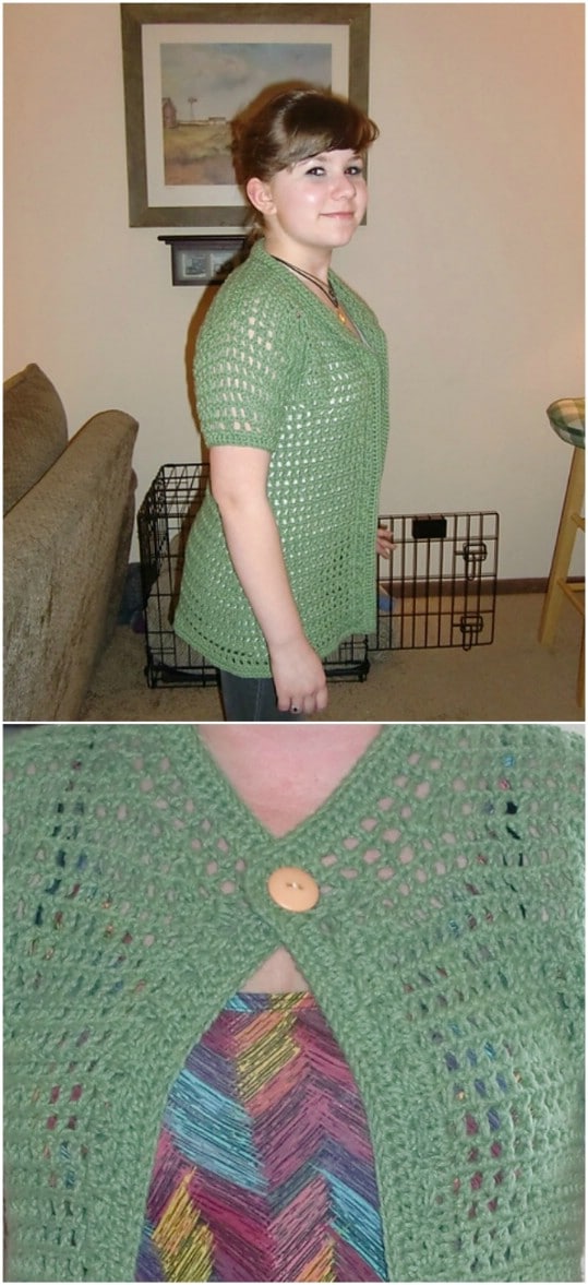 Lightweight Crochet Swimsuit Cover