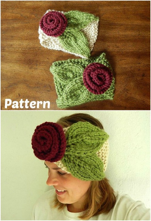 Beautiful Floret Crochet Headband