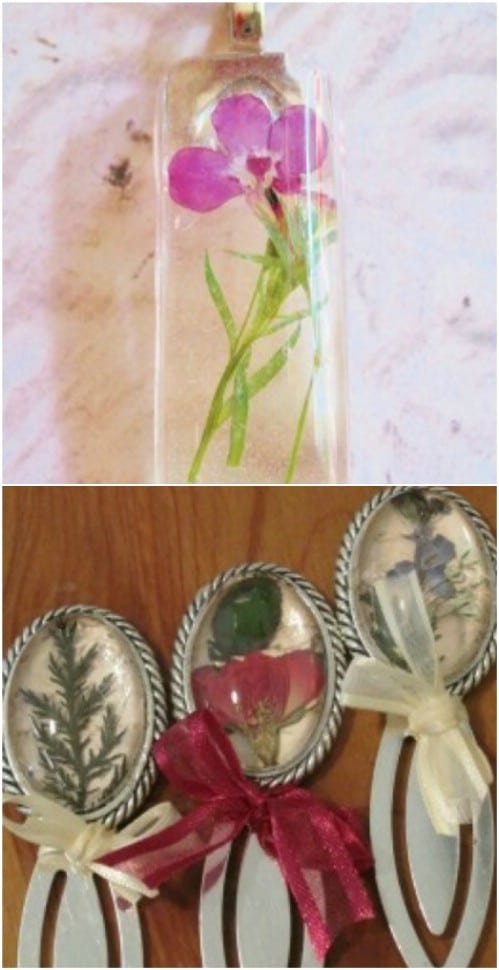 DIY Pressed Flower Resin Jewelry