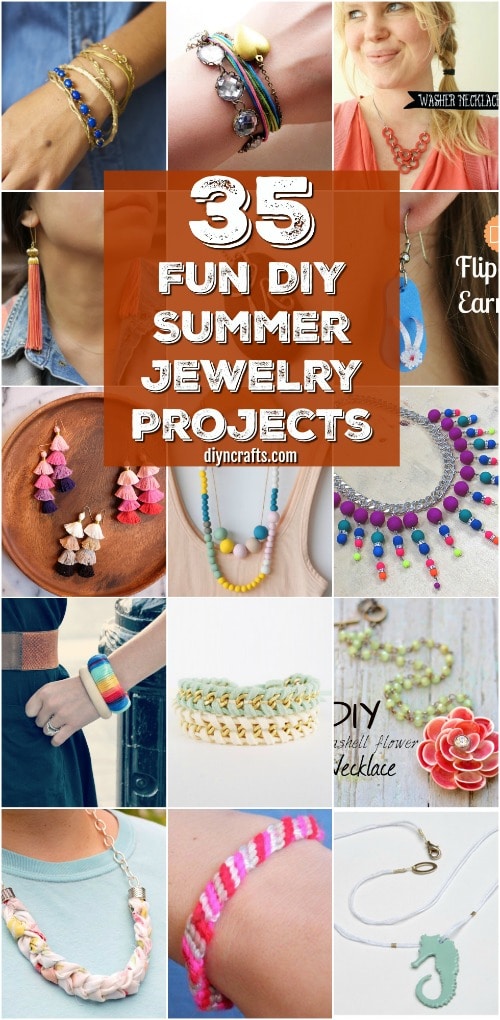 35 Vibrant DIY Jewelry Ideas That Will Dress Up Your Summer Wardrobe