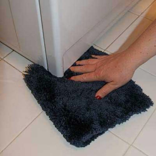 Repurposed Carpet To Quiet Laundry Appliances
