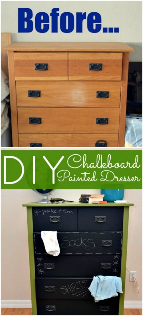 Don’t forget about chalkboard paint.