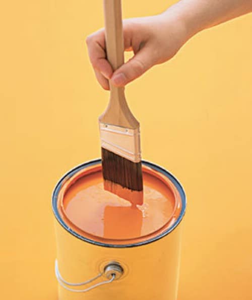 Keep Paint From Drying Out With Plastic Wrap