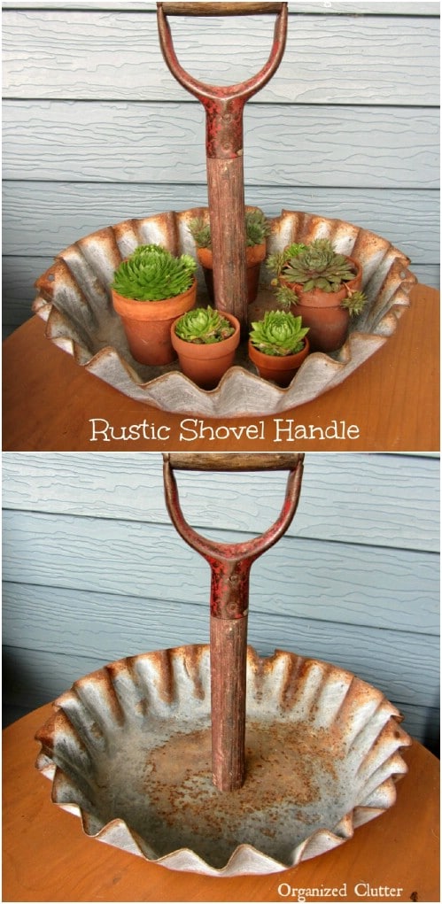Rustic Shovel Custom Tray