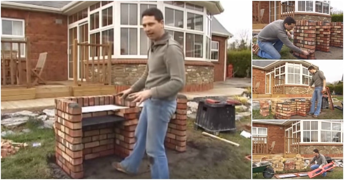 How To Build A Practical Brick Bbq In Your Backyard Diy Crafts
