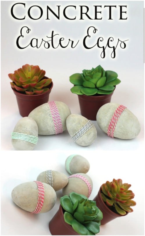 Cement Easter Eggs