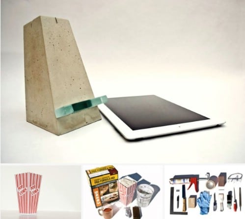 Concrete iPad Stand