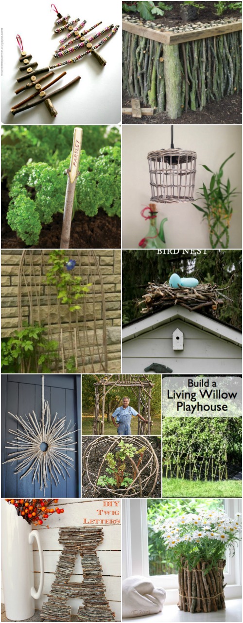 25 Cheap And Easy DIY Home And Garden Projects Using Sticks And Twigs