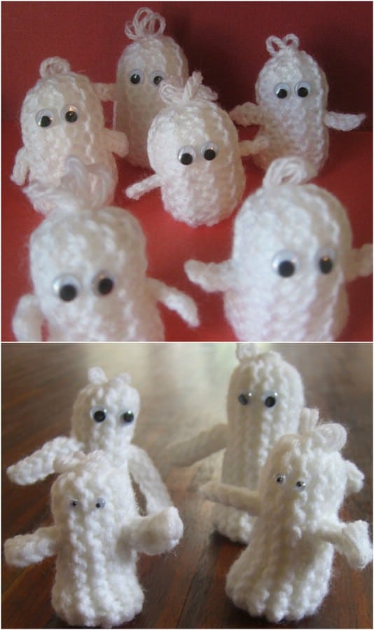 Adorable Halloween Crochet Ghosties