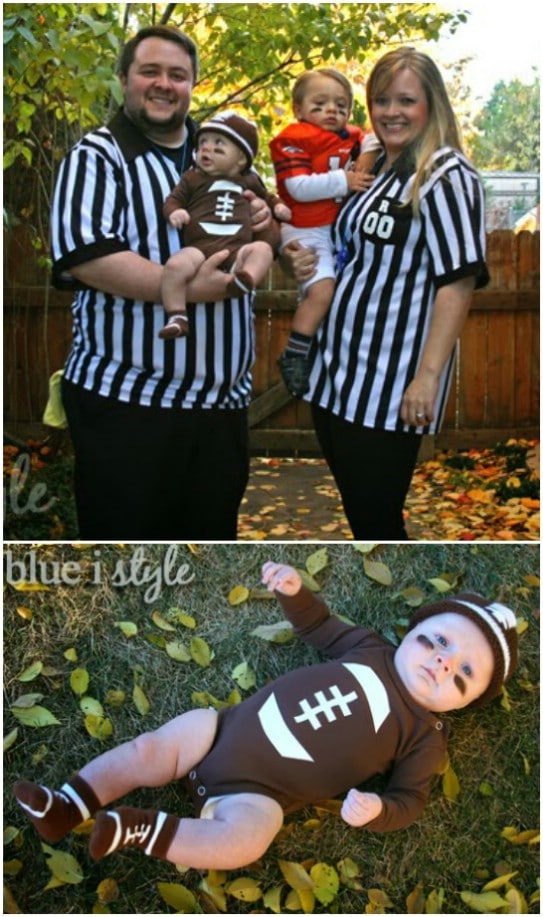 Family Of Football Players Costumes