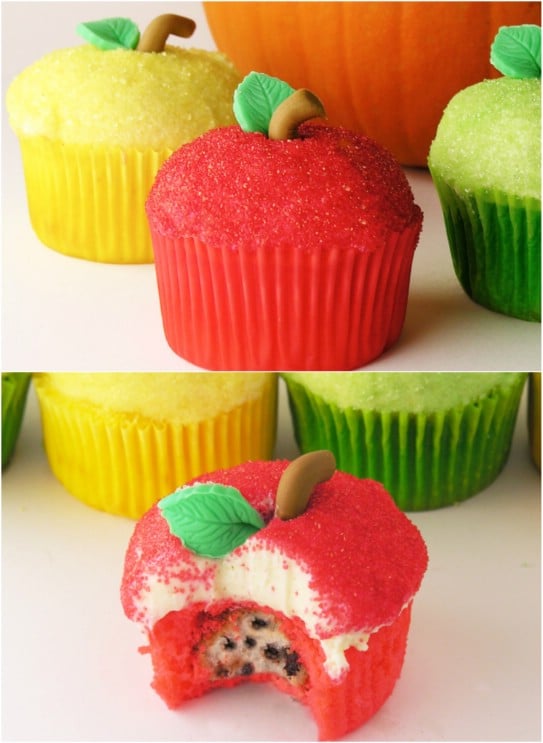Sparkly Apple Cupcakes