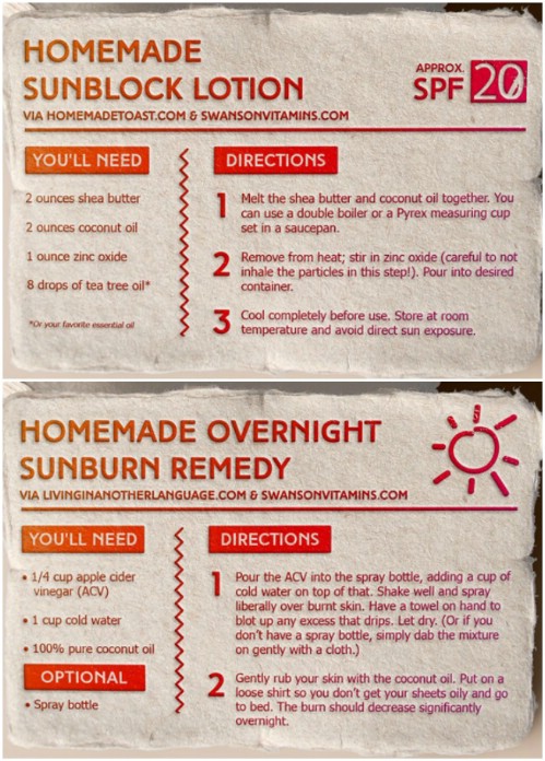 DIY Non Toxic Sunscreen Bars