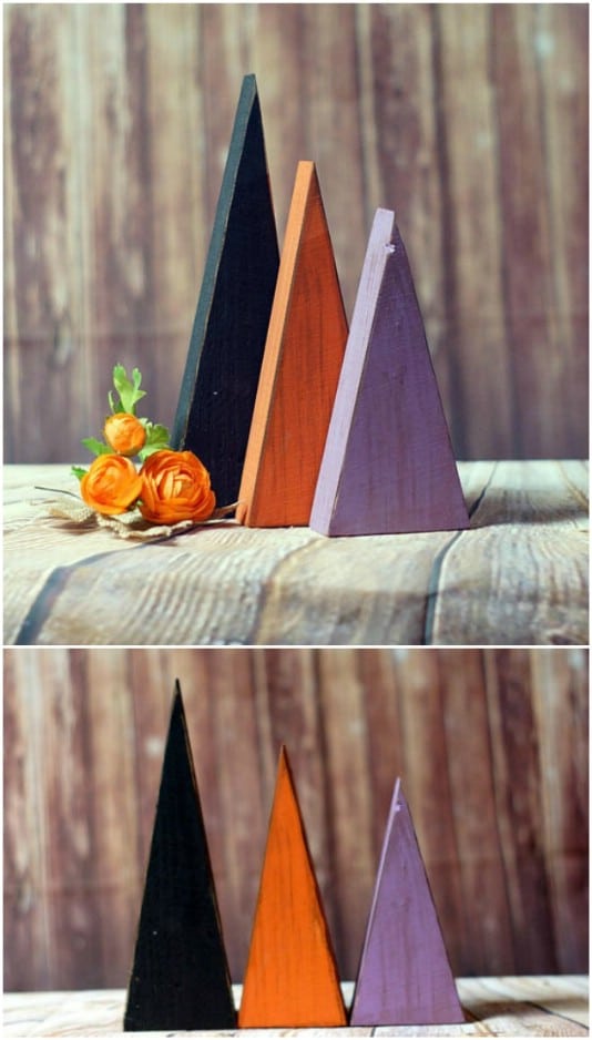 Primitive Halloween Trees - 25 Fantastic Reclaimed Wood Halloween Decorations For Your Home And Garden