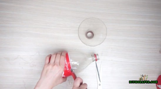Candle Holder - 5 Creative DIY Projects for Upcycling Your Plastic Bottles {Video Tutorial}