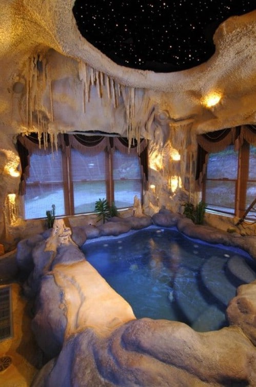 Build a “Cave” to House Your Pool