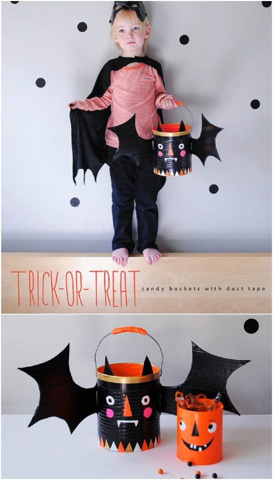 13+ Cute DIY Trick or Treat Bags | Polka Dot Chair