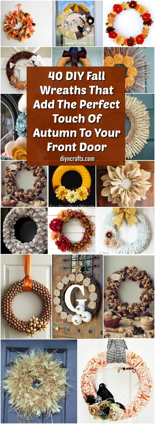 40 DIY Fall Wreaths That Add The Perfect Touch Of Autumn To Your Front Door