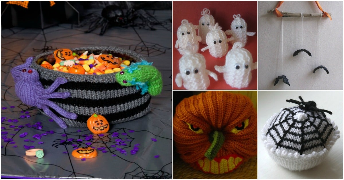 25 Adorable DIY Halloween Decorations You Can Knit Or Crochet Today