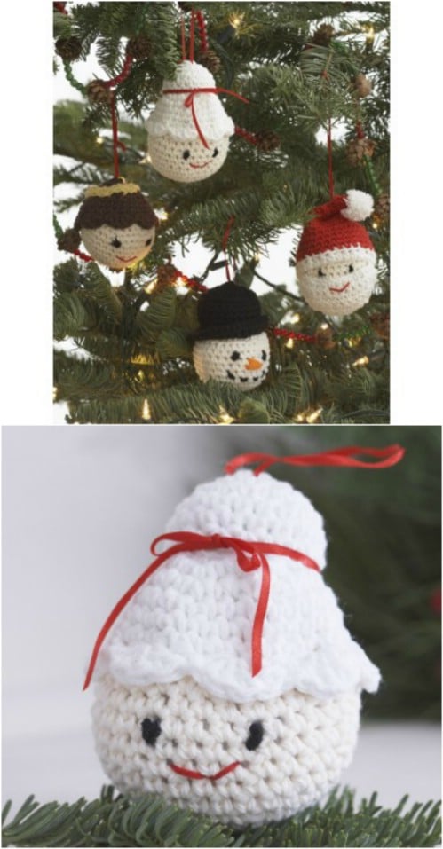 Easy Crochet Amigurumi Ornaments