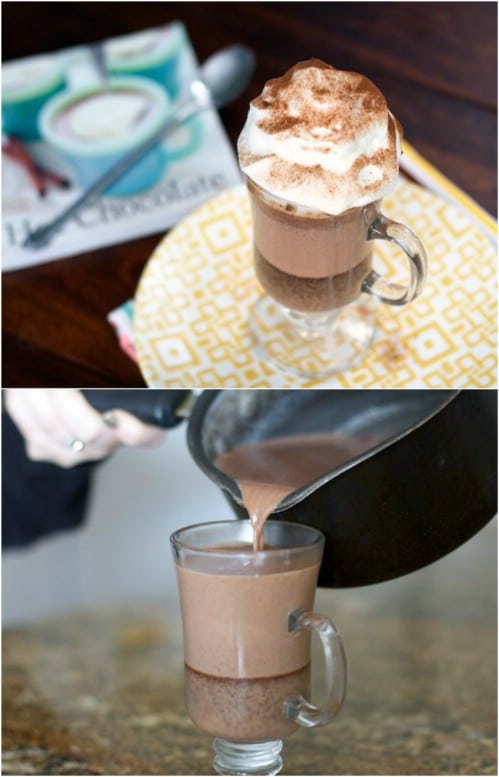 Black Bottom Hot Chocolate