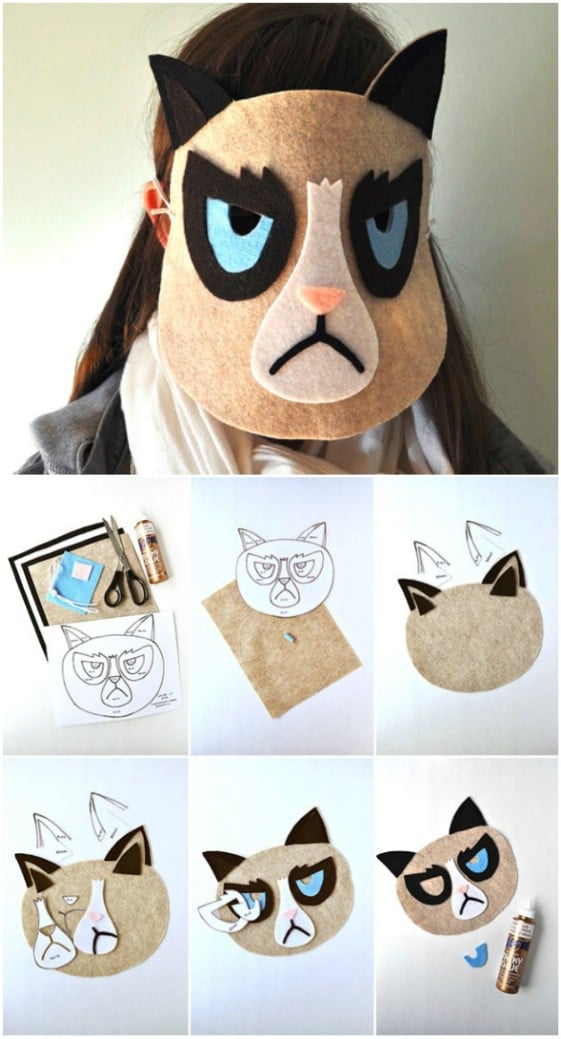 Grumpy Cat Mask