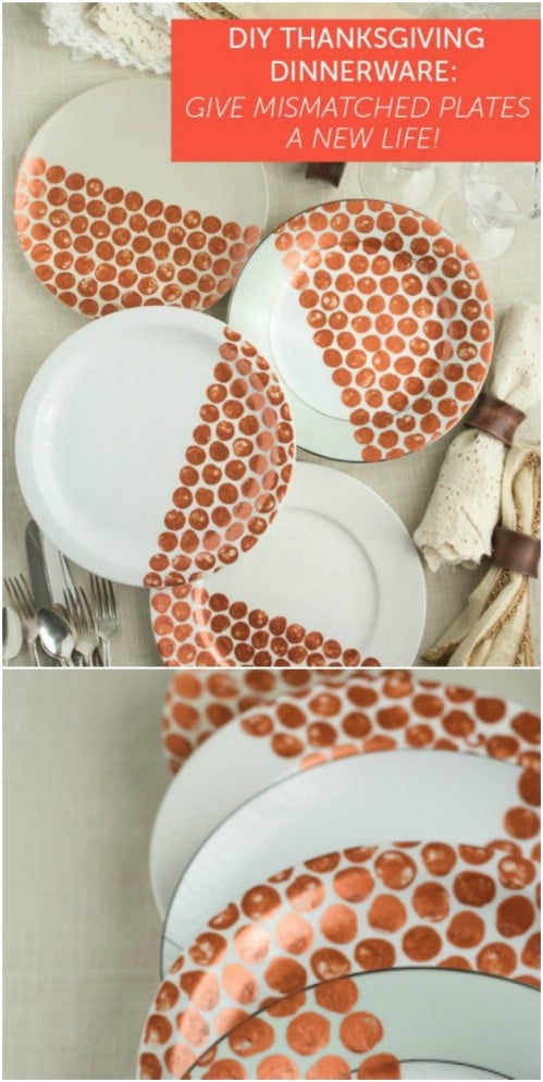 DIY Decorative Thanksgiving Plates