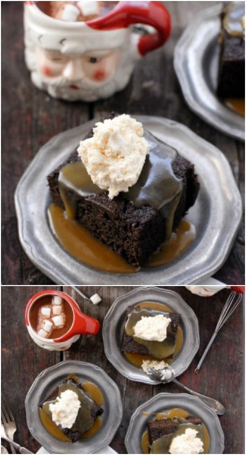 Gingerbread Cake With Butter Rum Toffee Sauce