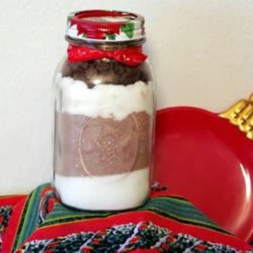 Chocolate Brownies In A Jar