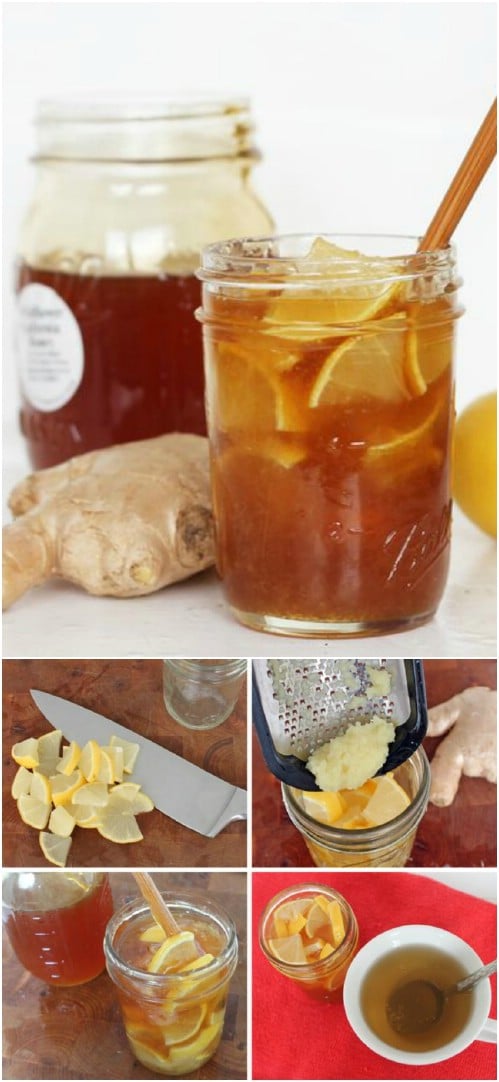Lemon, Ginger And Honey Remedy