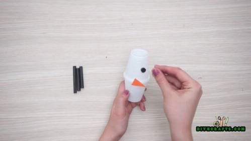 Cup Snowman - 5 Creative Snowman Crafts You Can DO In Under Three Minutes
