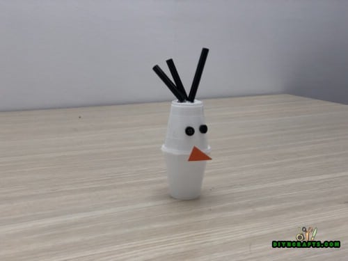 Cup Snowman - 5 Creative Snowman Crafts You Can DO In Under Three Minutes