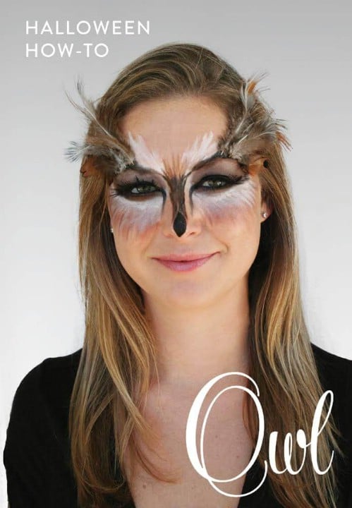 Easy DIY Owl Makeup