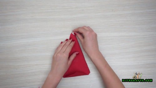 Christmas Hat Napkin - 5 Festive DIY Christmas Napkin Designs With Simple Video Instructions