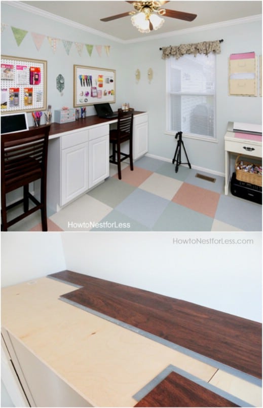DIY Craft Room Desk