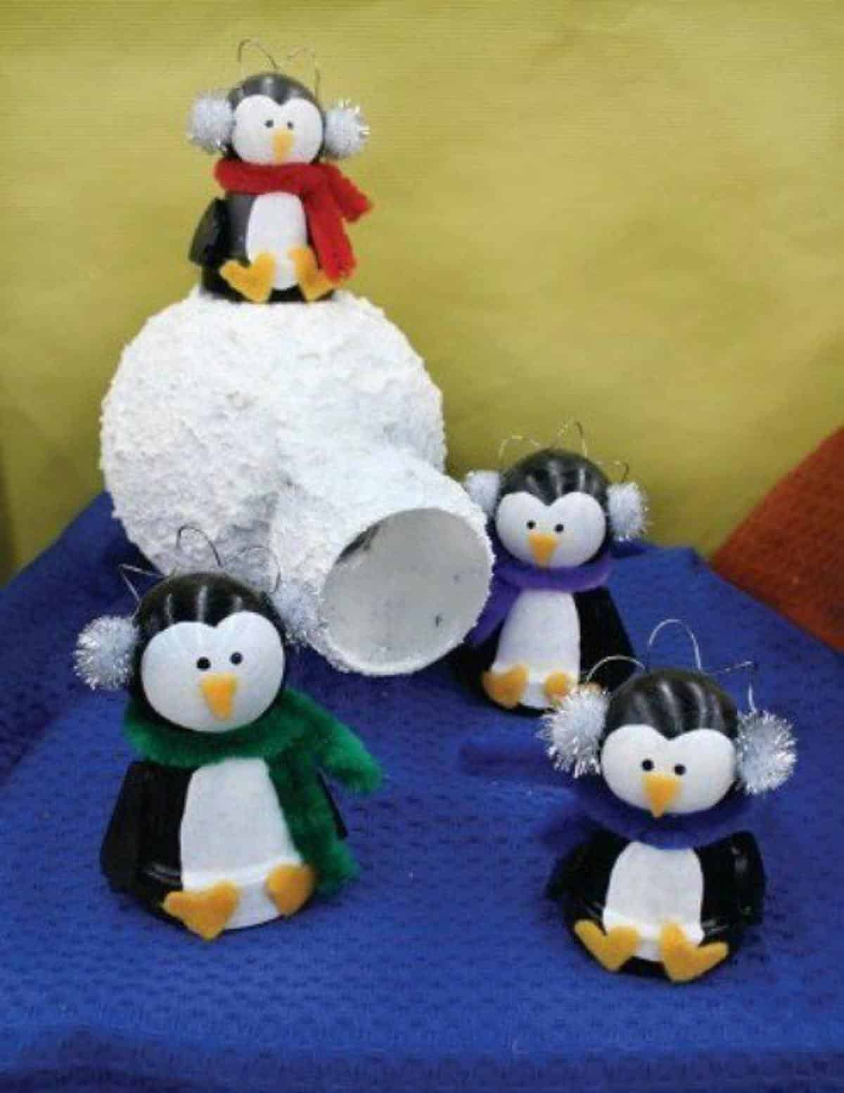 Cute DIY Terra Cotta Pot Penguins