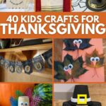 Kids thanksgiving craft collage